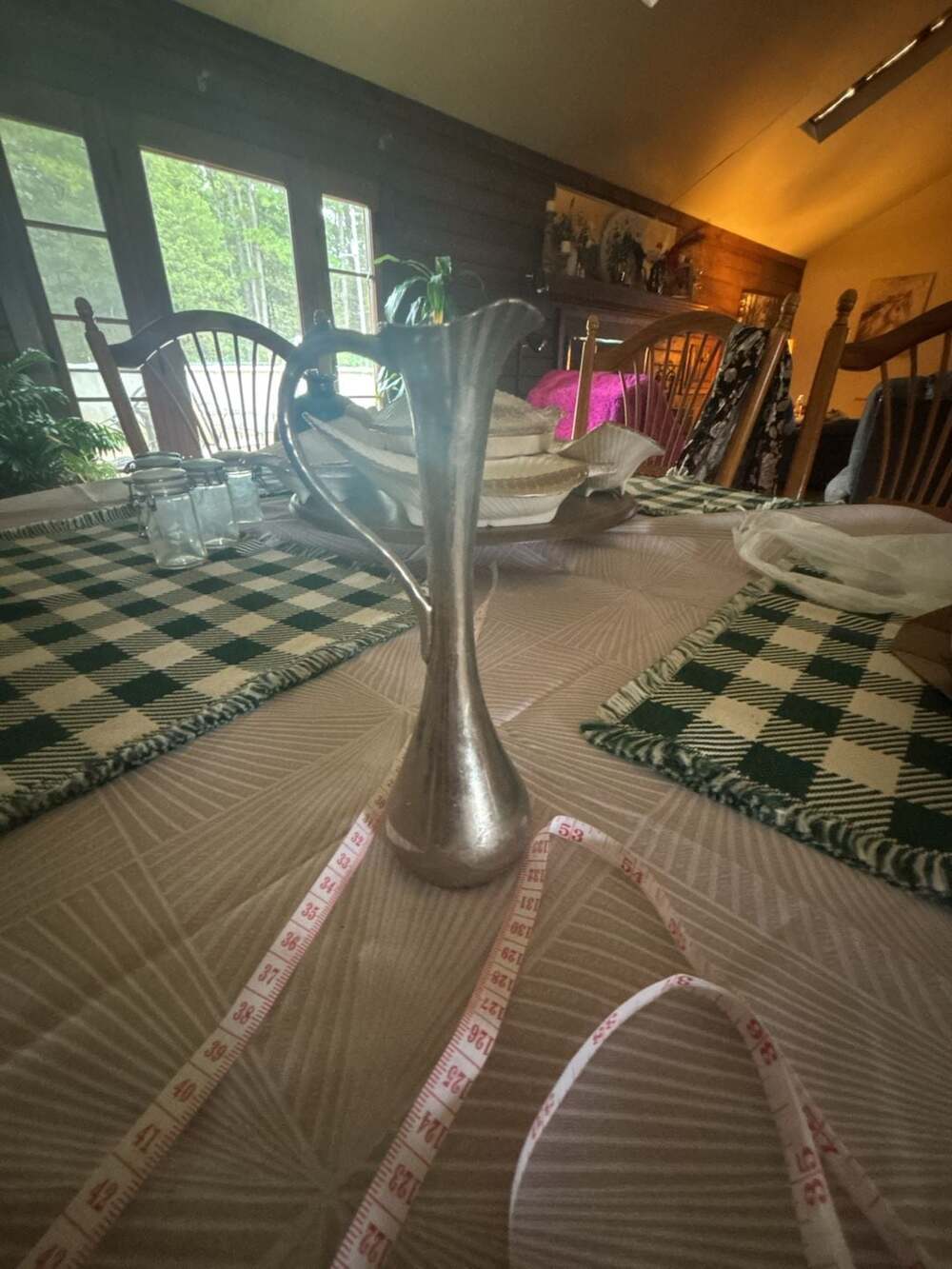 Vintage Silver Plated Bud Vase Pitcher 7 Inch Silver
